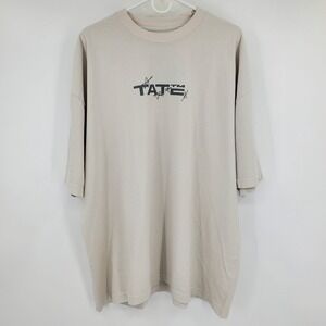 Tate McRae‎ So Close To What Tour T-Shirt Tan XL Oversized Graphic 2025 Concert